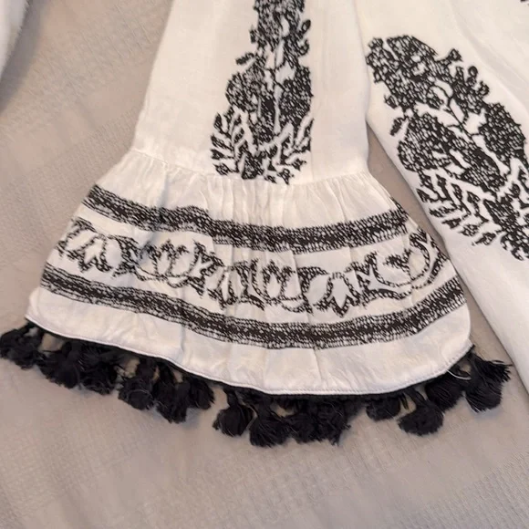 Entro dress white and black print size M - Picture 7 of 8